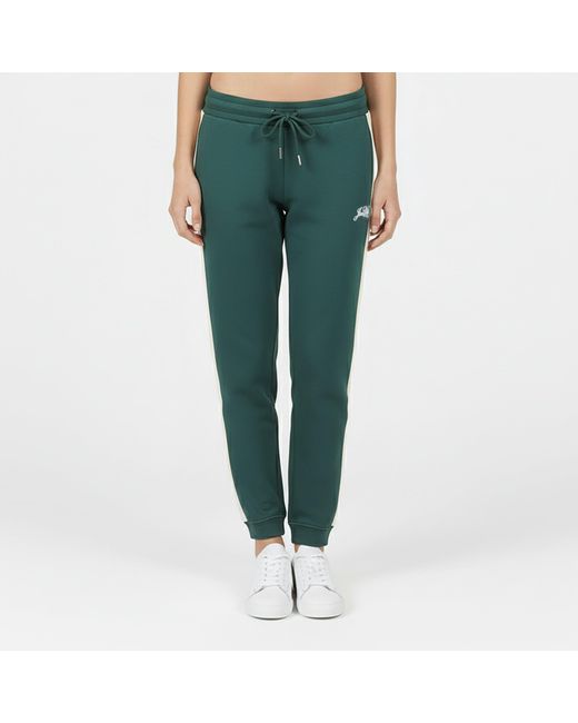 Jack Wills Green Script Cotton Mid Rise Joggers