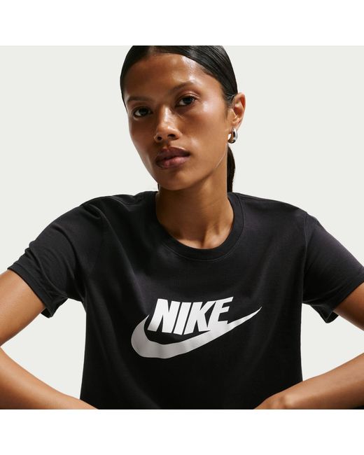 Nike Black Sportswear Essentials Logo T-Shirt