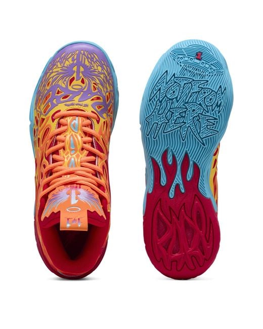 PUMA Orange Mb.04 Phoenix Basketball Trainers for men