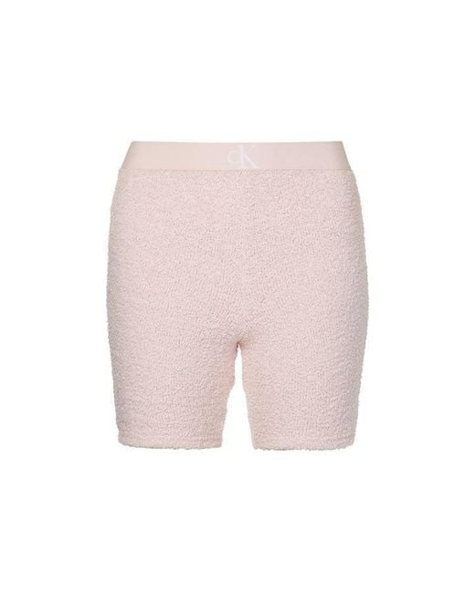 Calvin Klein Pink Sleep Pyjama Shorts