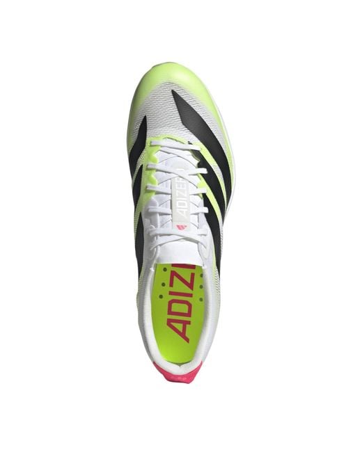 Adidas Green Adizero Prime Running Spikes for men