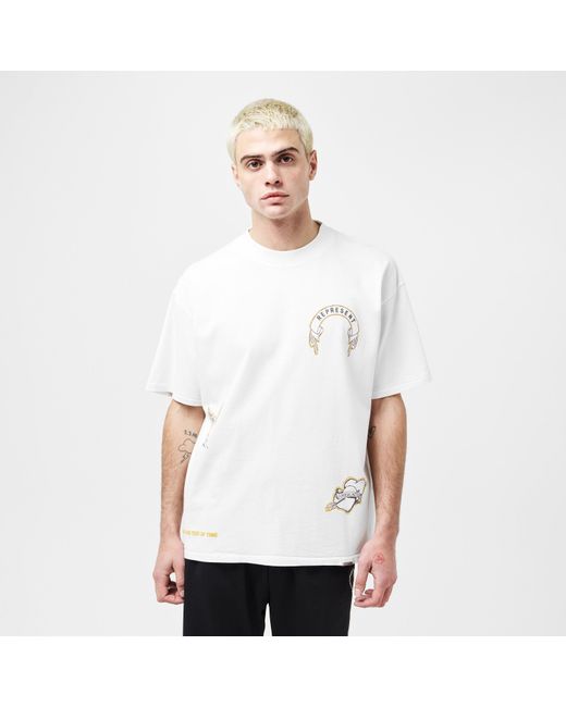 Represent White Rep Legacy Oversized T-Shirt for men
