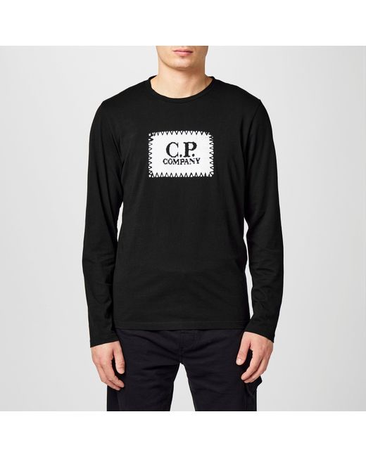 C P Company Black Long Sleeve Top for men