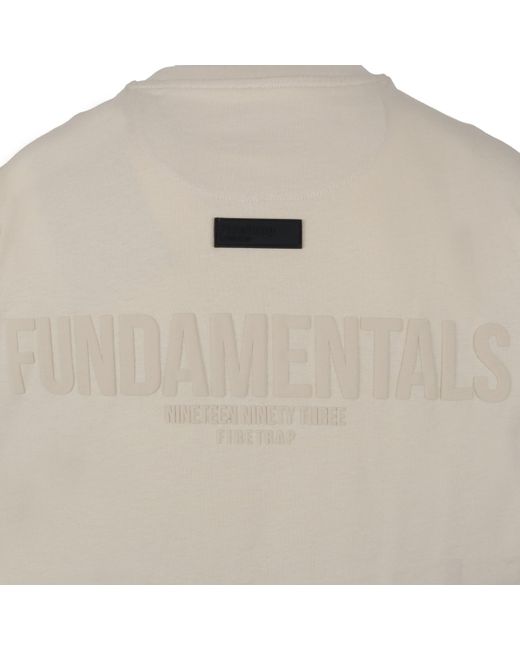 Firetrap Natural Puff Print Oversized T-Shirt for men