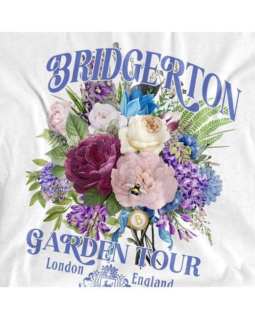 Bridgerton White Garden Tour T-Shirt