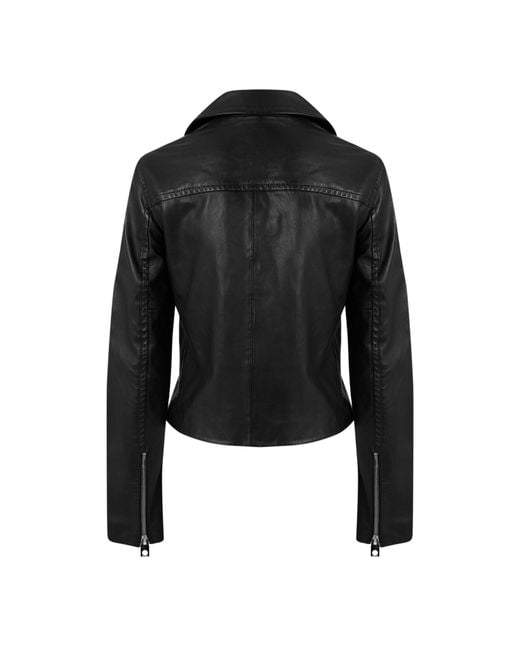 Belstaff Black Leather Jacket