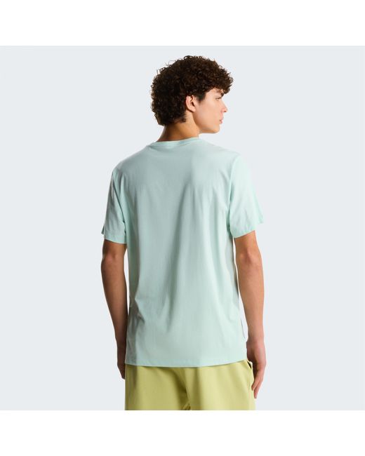 The North Face Green Regular Fit Simple Dome T-Shirt for men