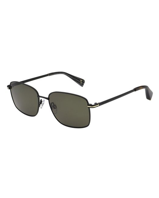 Ted Baker Brown Bak Lance Rectangle Sunglasses for men