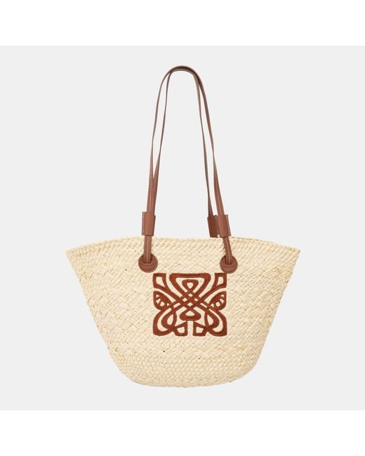 Biba Natural Straw Beach Bag