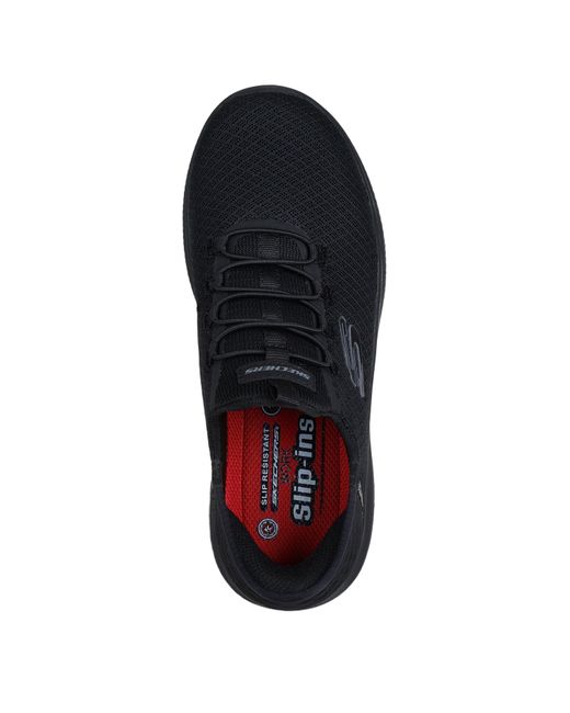 Skechers Black Summits Sr Enslee Work Shoes