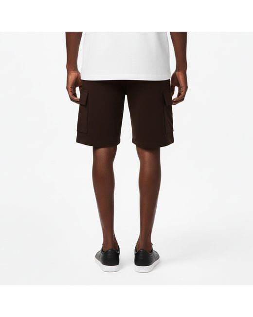 Lacoste Black Cargo Shorts for men