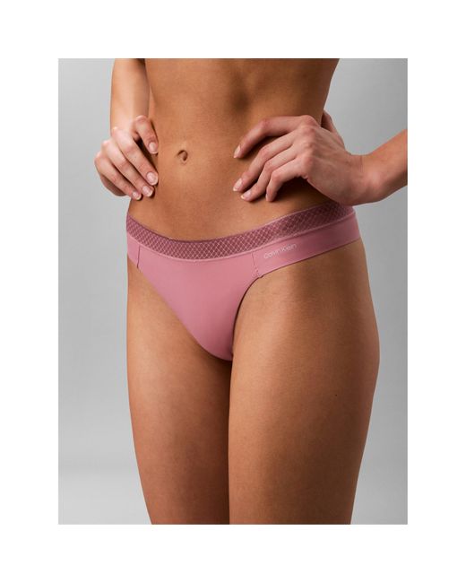 Calvin Klein Pink Thong