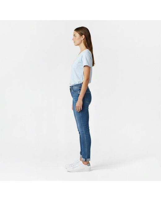Jack Wills White Low Leather Trainer