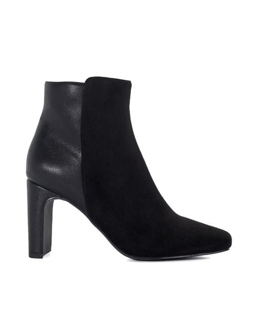 Dune Black Orietta Almond Toe Ankle Boots