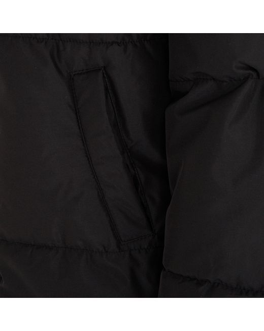 Firetrap Black Long Padding Jacket Ladies
