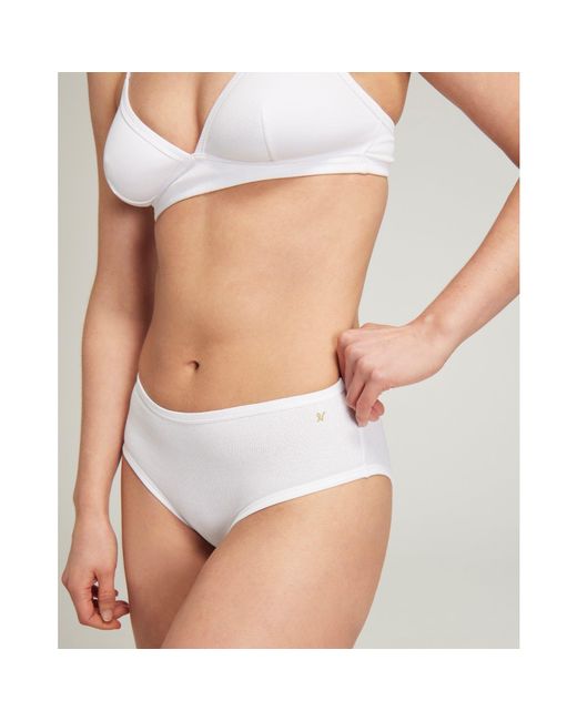Nudea Gray The Midi Brief 2 Pack Organic Cotton Lounge