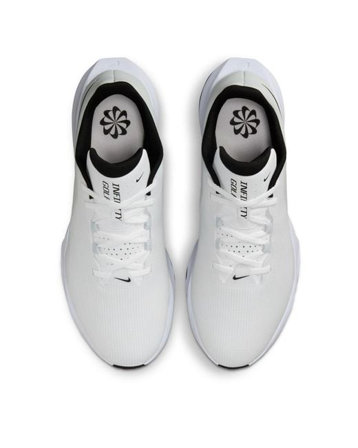Nike White Infinity G 24 Golf Shoes for men