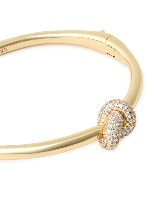 Kate Spade Metallic Ks Pave Hinge Bangle Ld64
