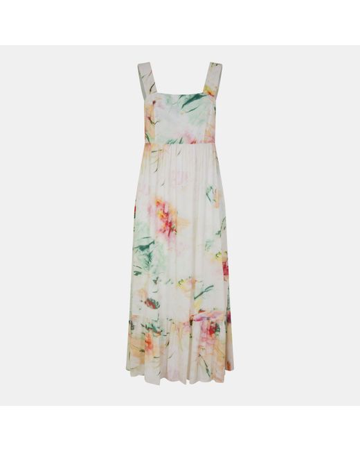 Boss White Davaca Maxi Dress, Stylish Design