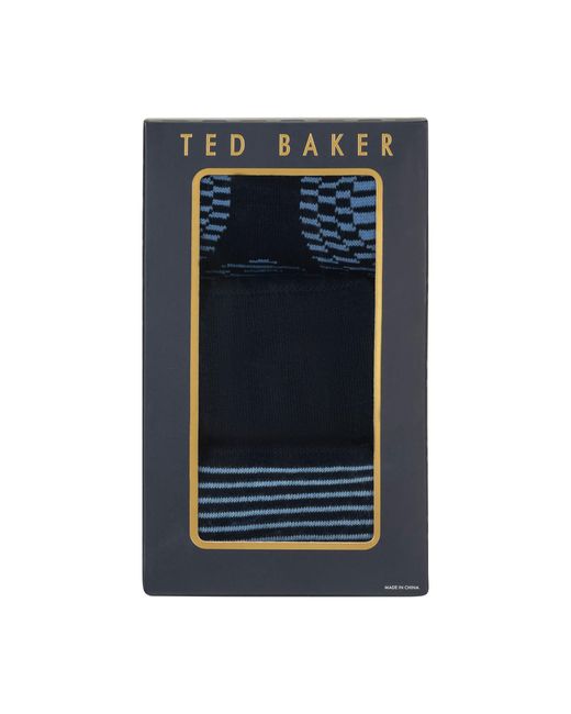 Ted Baker Blue Formal Crew Socks for men