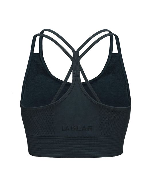 La Gear Blue Seamless Bra