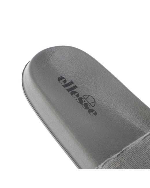 Ellesse Gray Laxxes Water Resistant Pool Sliders for men