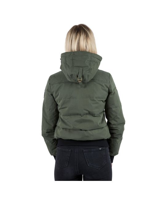 DLX Green Kendrick Fitted Insulated Down Jacket