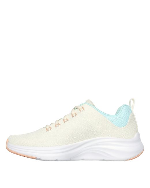 Skechers White Engineered Mesh Air Cool Slip On Trainers
