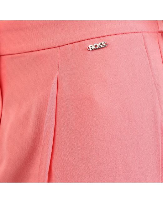 Boss Red Talosa Straight Leg Trousers