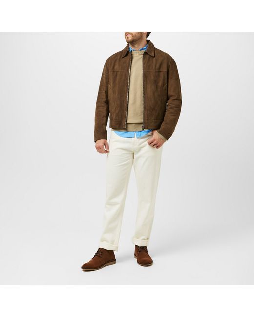 Dune Brown Creed Desert Boots for men