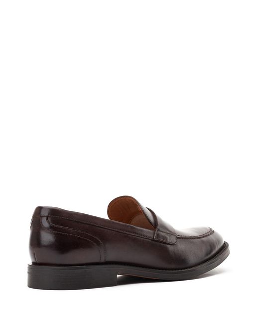 Base London Brown Kennedy Slip On Loafer for men