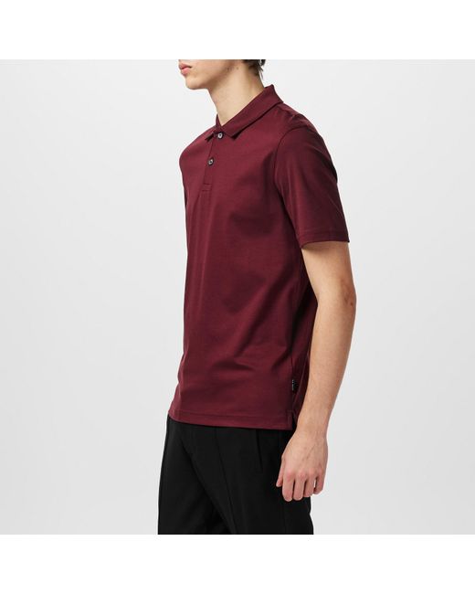 Ted Baker Red Regular Fit Zeiter Polo Shirt for men