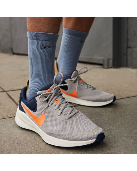 Nike Blue Revolution 7 Road Running Shoes for men