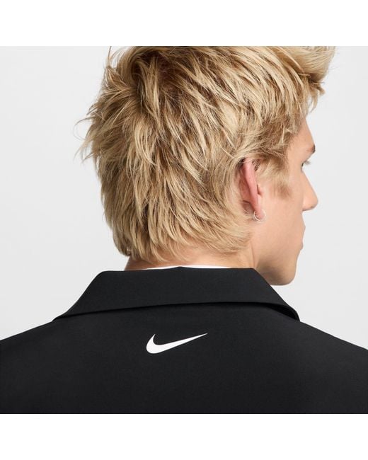 Nike Black Tour Repel Full-Zip Golf Jacket for men