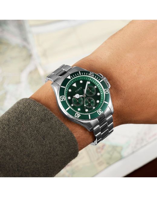 Timex Green Coast Quartz Analogue Watch for men