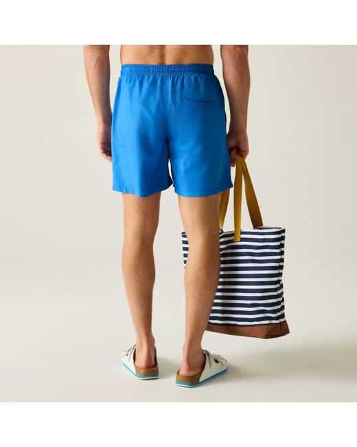 Regatta Blue Mackleyna Quick-Drying Swim Shorts for men