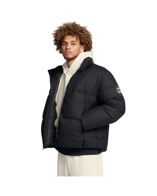 Under Armour Black Quilted Water-Repellent Puffer Jacket for men