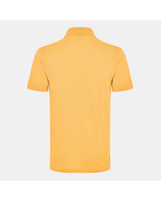 Boss Yellow Firenze Short-Sleeve Polo Shirt With Logo Detail for men