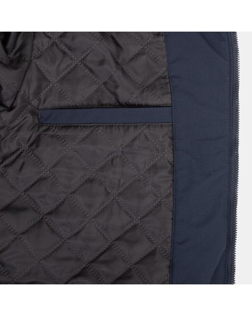 Firetrap Blue Pad Stand Collar Full Zip Long Sleeve Softshell Jacket for men