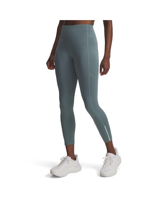 Under Armour Blue Launch Ankle Tights Jasper Reflective