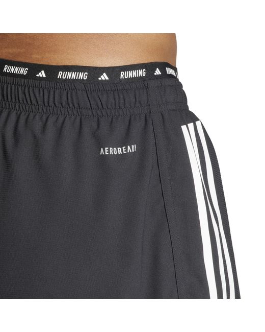 Adidas Black Own The Run 3 Stripes 2 for men