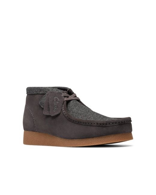 Clarks Brown Wallabeeevo Bt for men