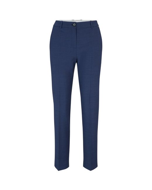 Boss Blue Tasewa Wide Leg Trousers