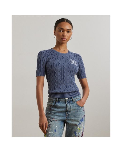 Ralph Lauren Blue Lightweight Knitted Top