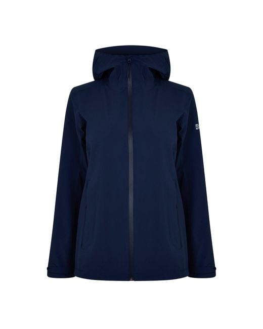 Jack Wolfskin Blue Waterproof Jacket