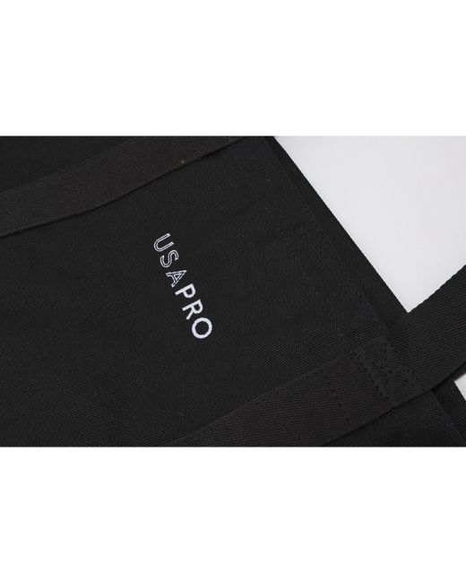 Usa Pro Black Canvas Tote
