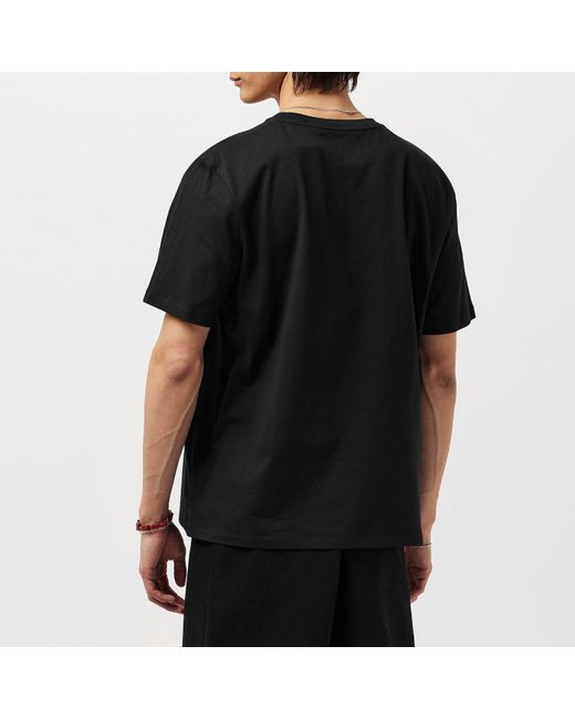 Timberland Black Stack Logo T-Shirt for men