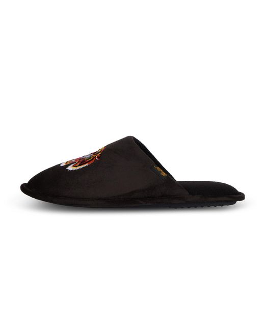 Ed Hardy Black Mule Slippers for men