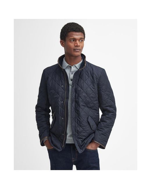 Barbour Blue Powell Jacket for men