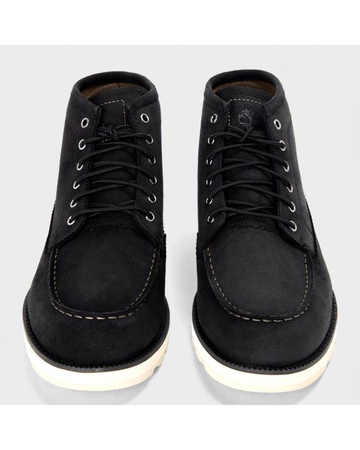 Timberland Black Britton Mills Chukka Boots for men